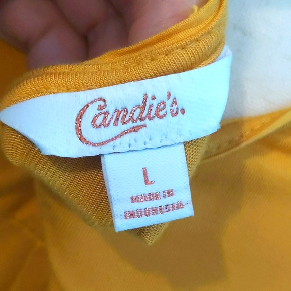 Candie's Side Knot Embellished Tank - Size: L - Picture 11 of 13